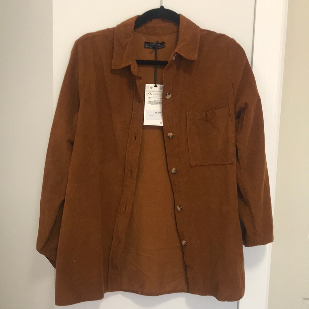 Burnt Orange Button Down